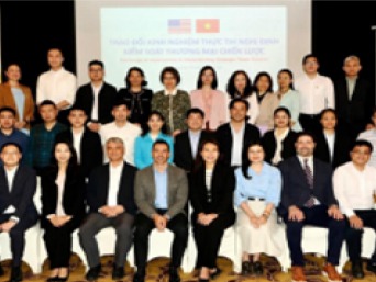 Group photo at a Vietnam WMD law workshop
