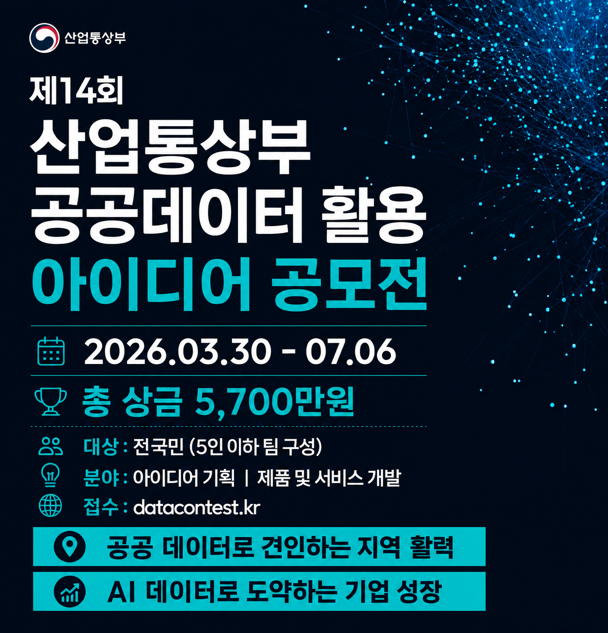 제14회 산업부 공공데이터 활용 아이디어 공모전